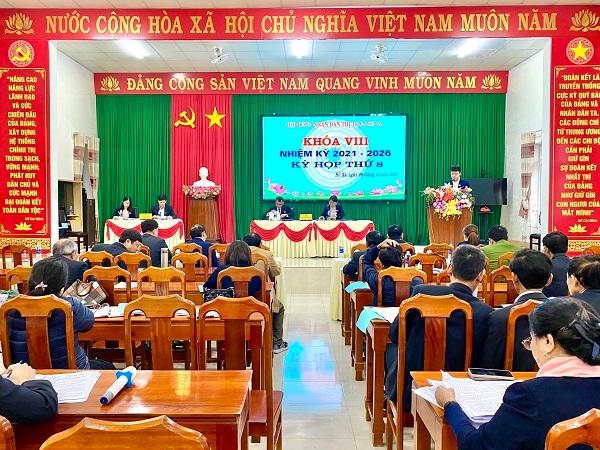 HĐND Thị trấn Hồ Xá tổ chức kỳ họp thứ 8, khóa VIII, nhiệm kỳ 2021 -2026.